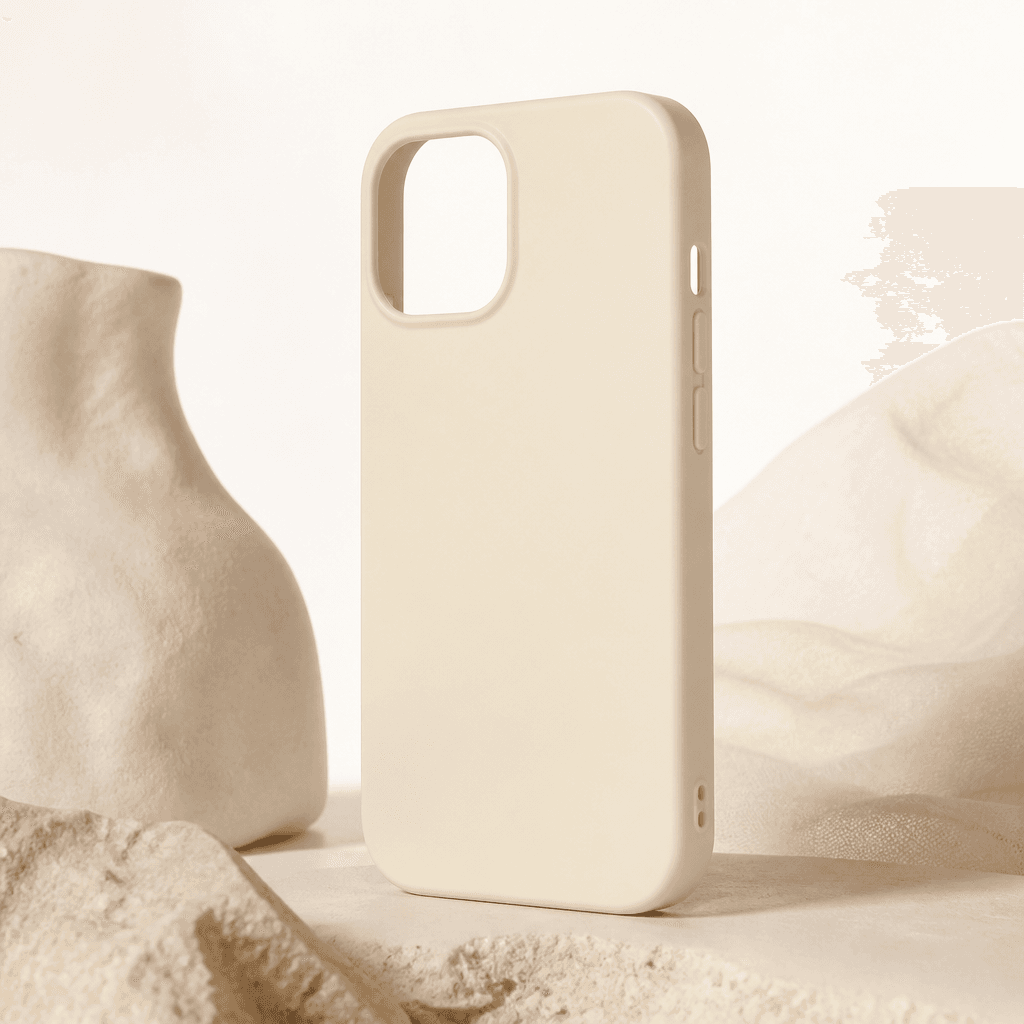 Solid-color resin iPhone 17 hard case