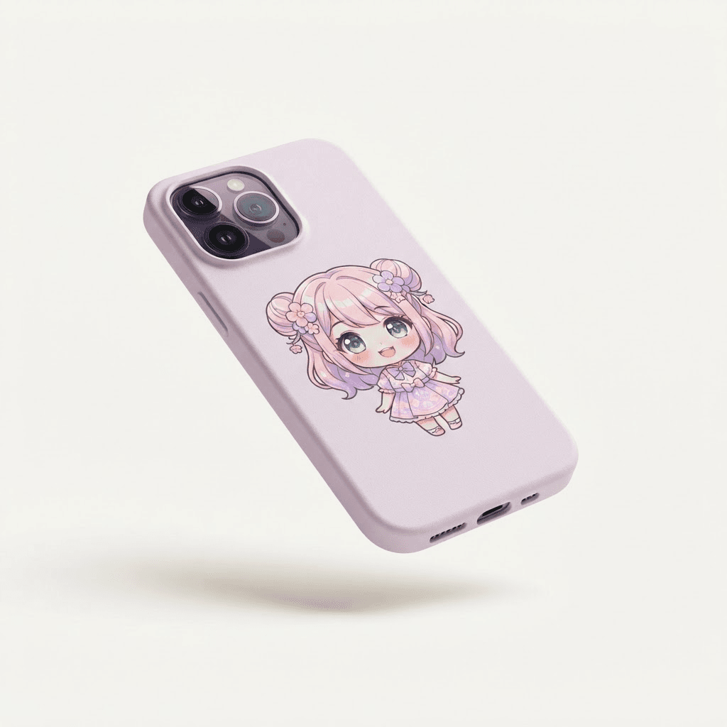 Anime chibi portrait case