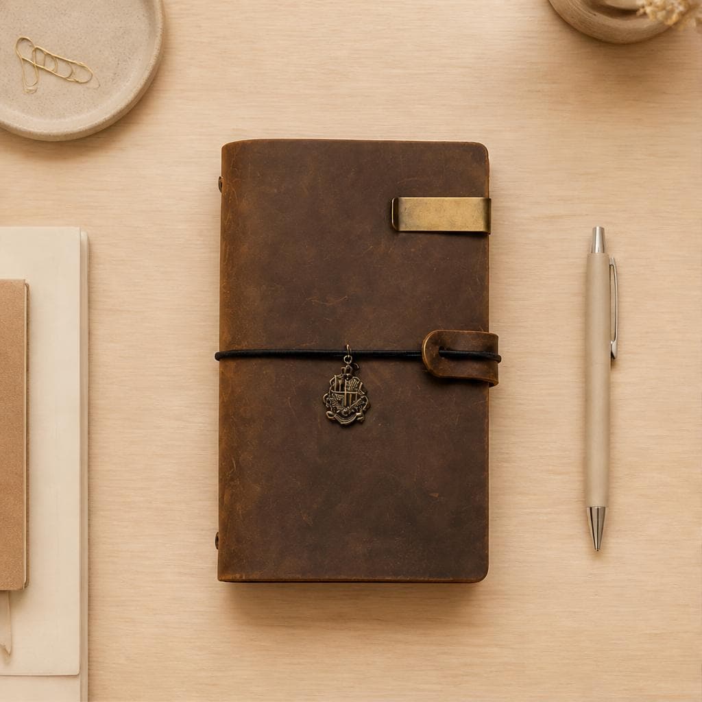 Vintage Cowhide Travel Journey