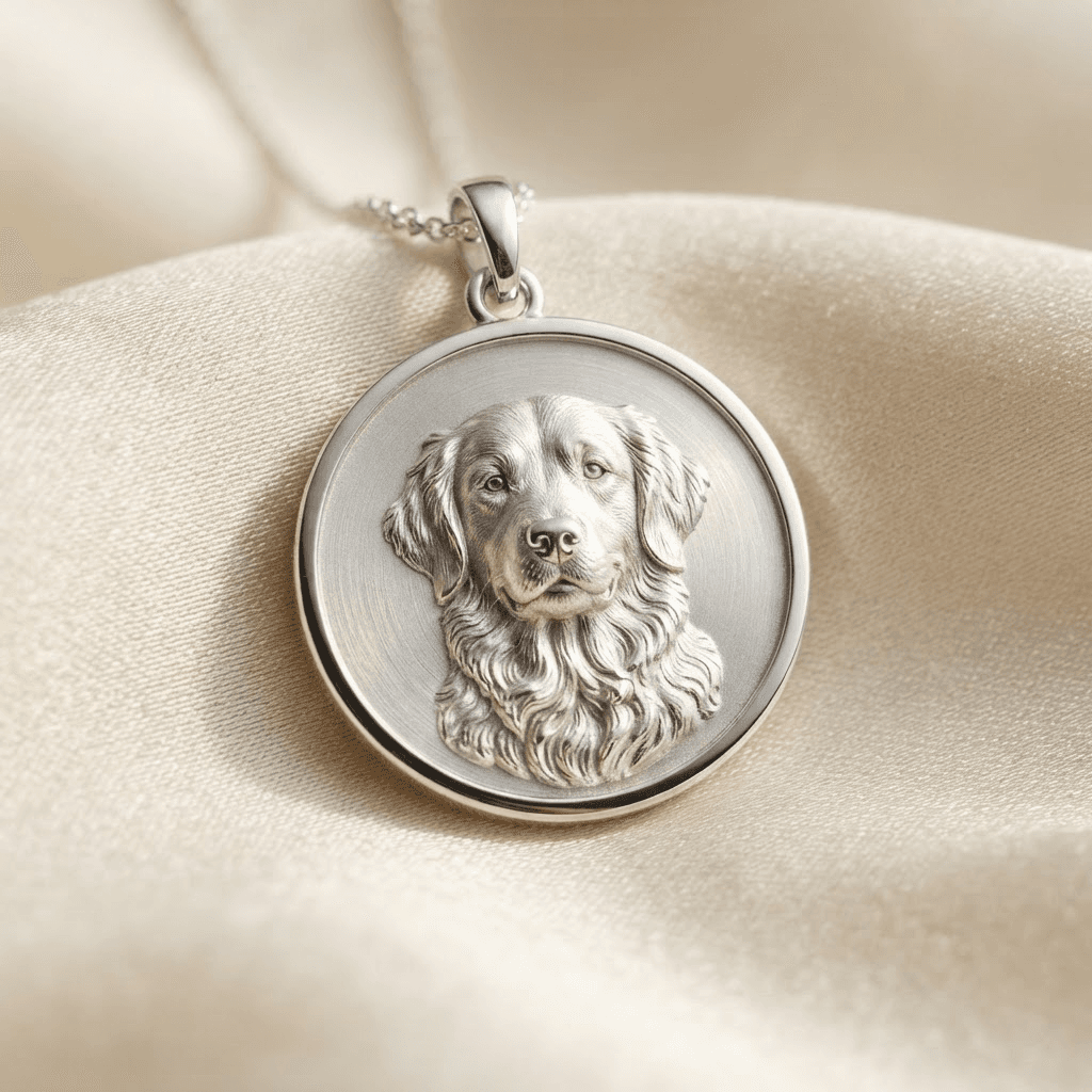 Pet Portrait Necklace