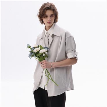 CHOR Men's Sophisticated Short-Sleeve Casual Shirt With Modern Elegance And Timeless Style 2