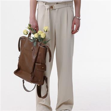 CHOR High-Waist Relaxed Drapey Straight-Leg Wide Suit Pants For Men With Versatile Casual Elegance 2